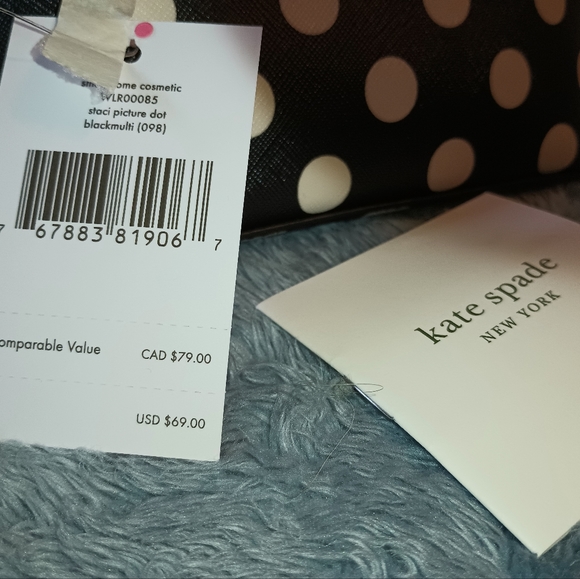 Kate Spade small domed cosmetic bag - Picture 2 of 3